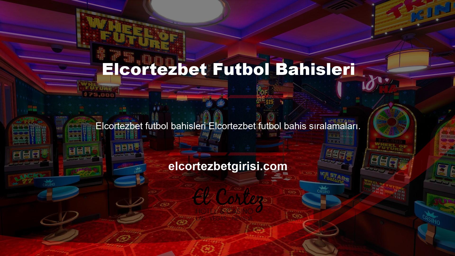 Elcortezbet bahis üyelerinden herhangi biri her türlü oyun oynayabilir